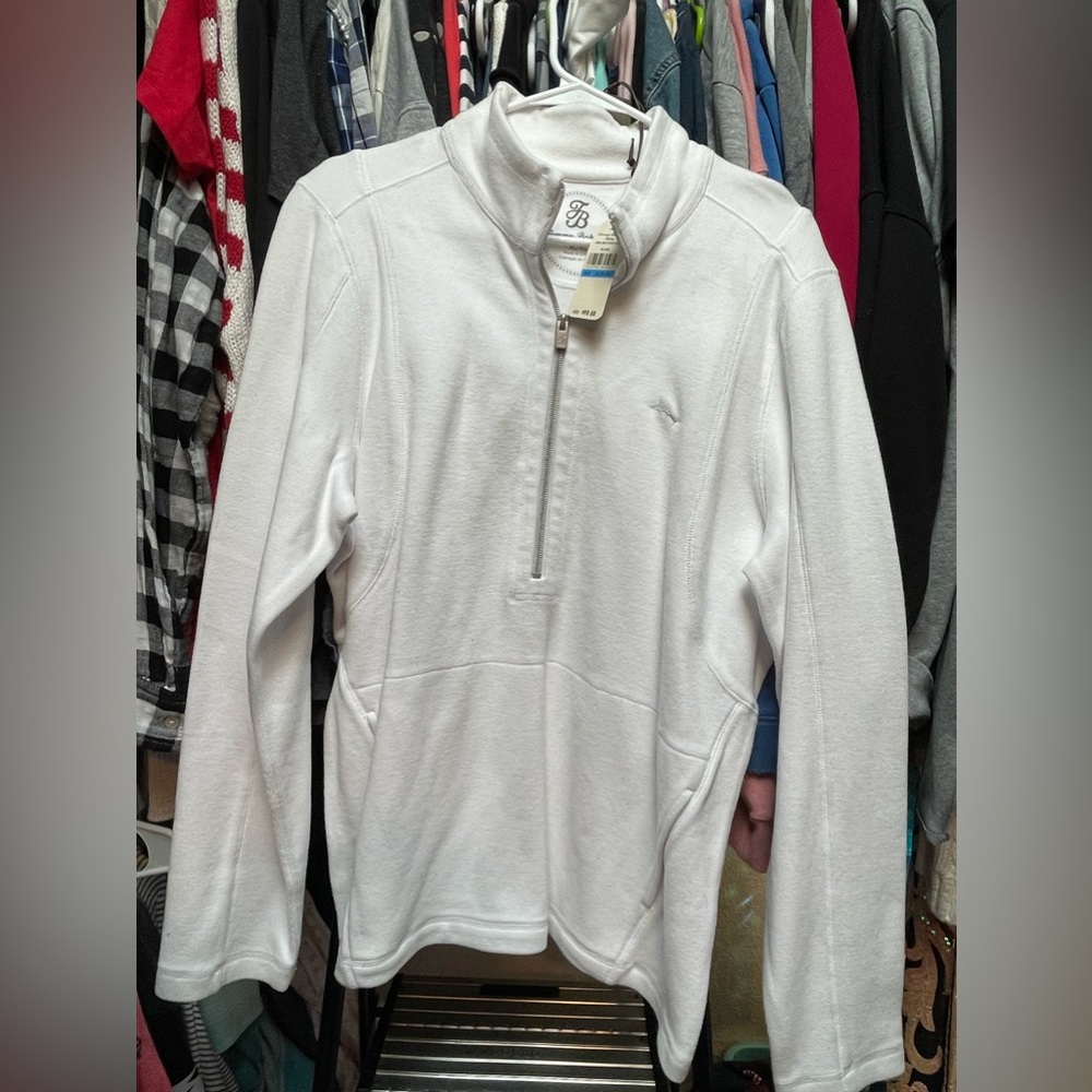 Tommy Bahama xl 3/4 zip never worn still has tags